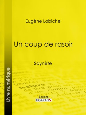 cover image of Un coup de rasoir